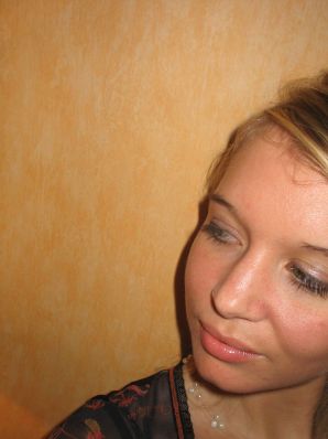 A young blonde in stockings spreads her legs on the couch. Part 2. Thumbnail 26
