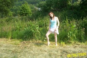 Student took off her panties and showed her wet labia. Part 3. Thumbnail 5