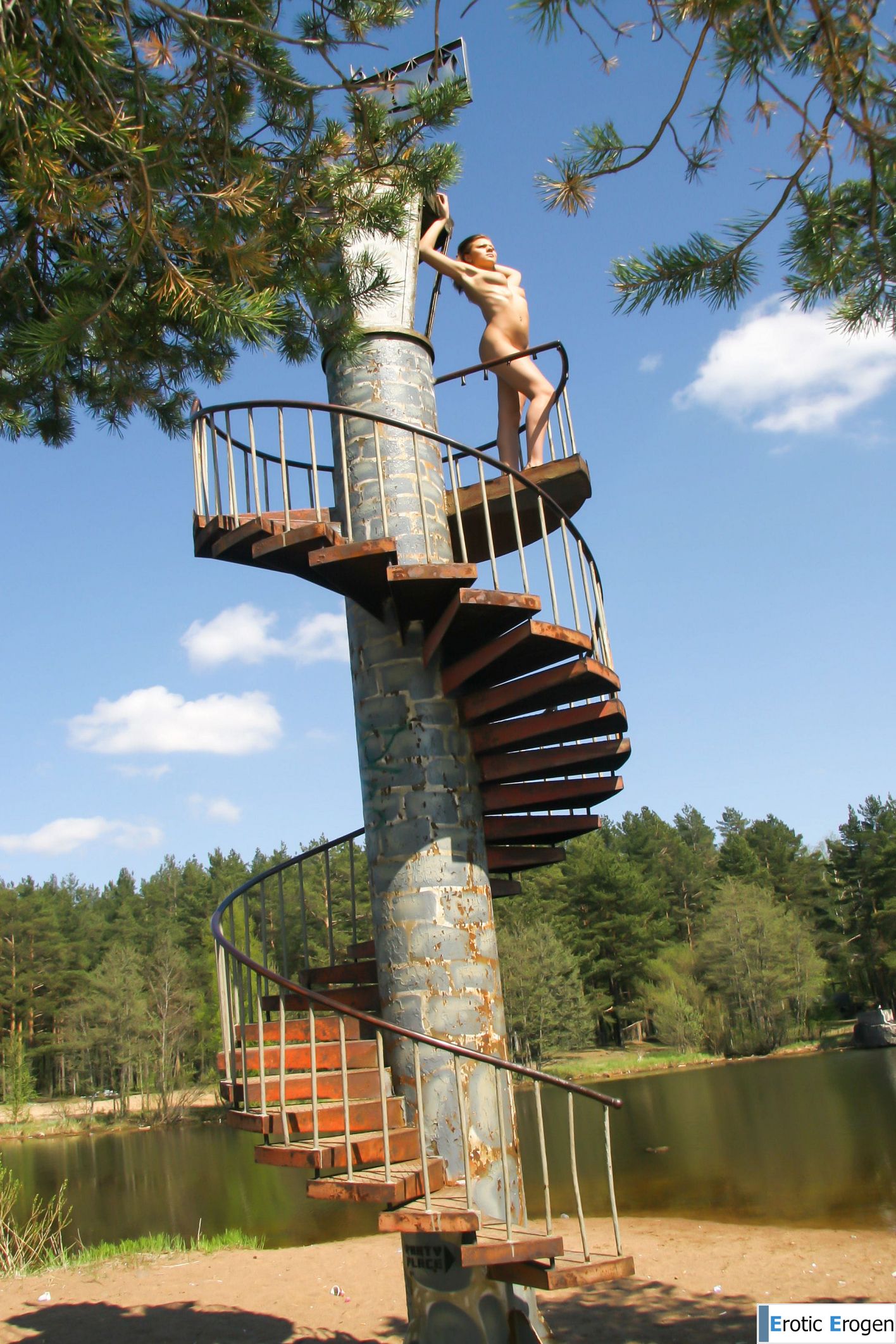 Gea A in Stairs To The Top. Фото 25