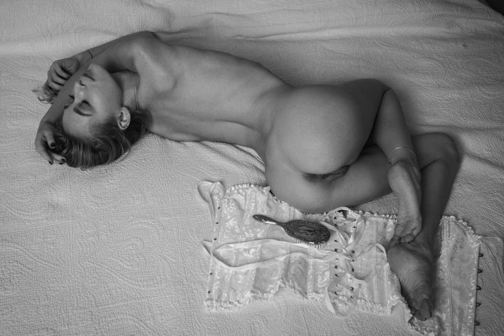 Kelly Collins in Rustic Bedroom. Thumbnail 38