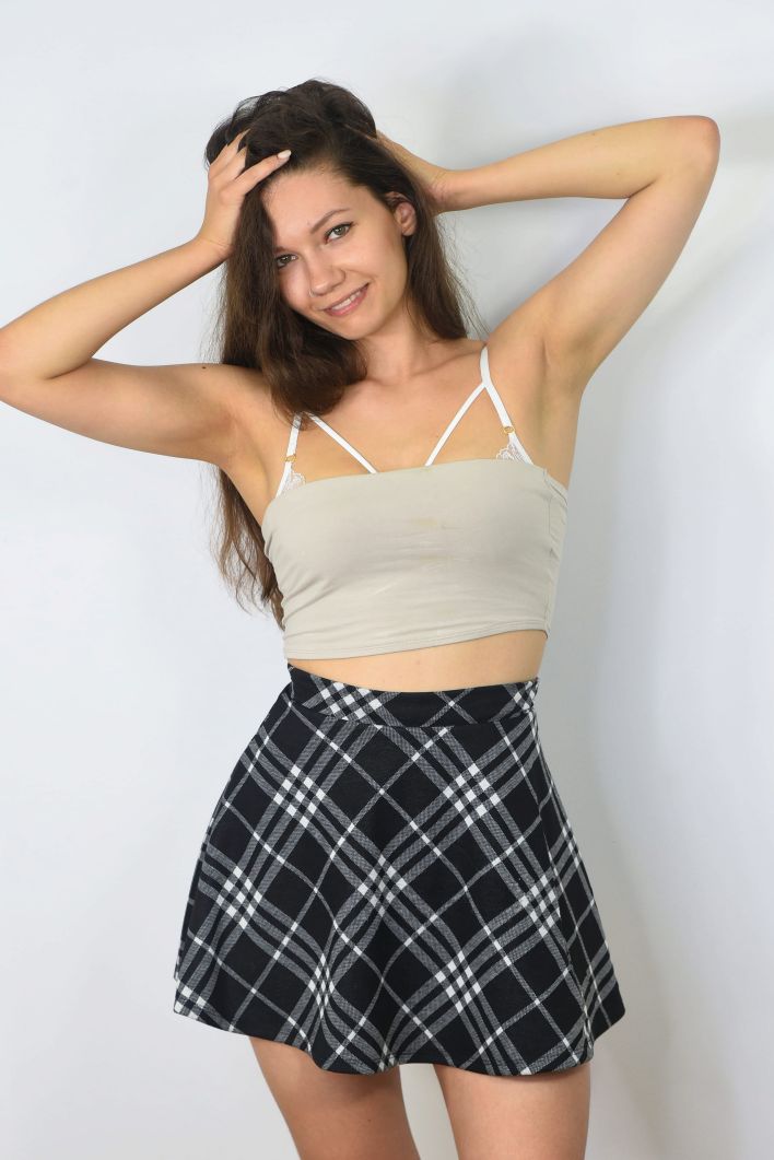 Megan Rydes in Plaid. Thumbnail 2